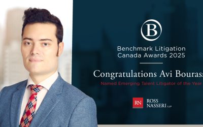 Avi Bourassa Named Emerging Talent Litigator of the Year!