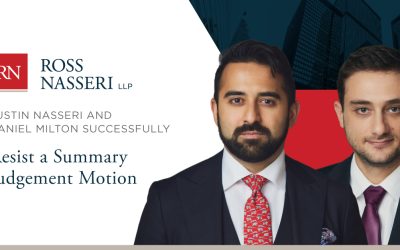 Justin Nasseri and Daniel Milton victory in 2025 ONSC 4240 (Aon Inc. v. City of Peterborough)