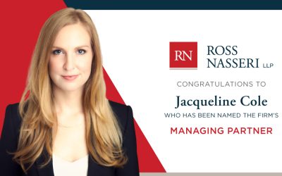 Ross Nasseri LLP names Jacqueline Cole as its Managing Partner